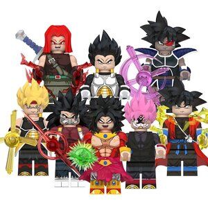 Xeno Dragon Ball Z Minifigure Set - Custom Anime Manga Collectible Figure Toy